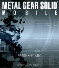 Metal Gear Solid Mobile - Wikipedia